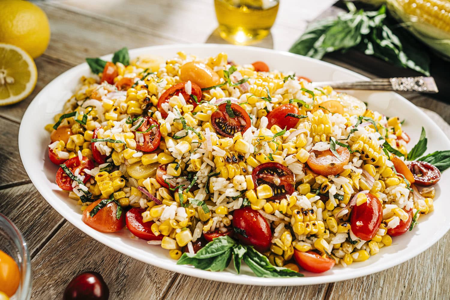 Summer Corn & Rice Salad - Cajun Country Rice